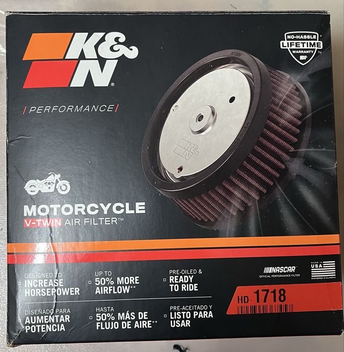 Filtro de ar K&N HD 1718 para Harley Davidson