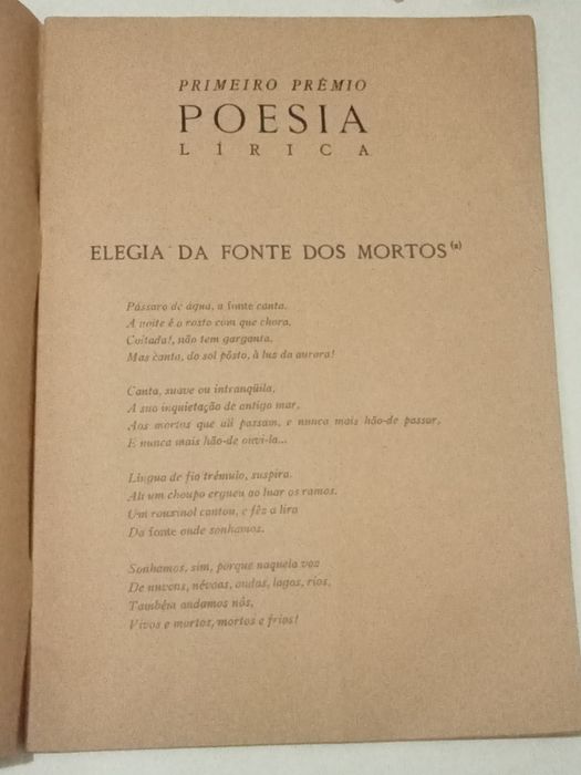 Livro  Jogos Florais de 1943 Poesias