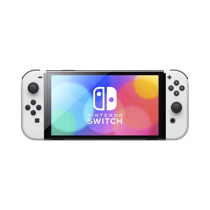 Konsola Nintendo Switch OLED Biała + Karta pamięci 128 GB + Pokrowiec