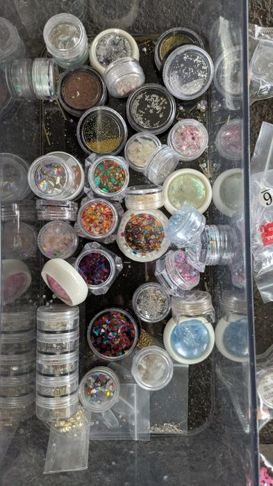 Lote de acessórios para unhas