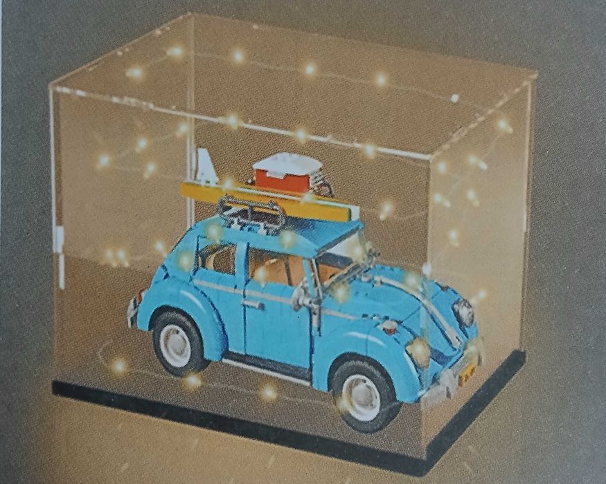 Gablotka akrylowa pudełko ekspozycyjne LED 20x20x25cm gablota