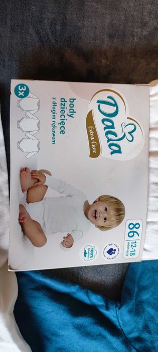 Body dziecięce rozm 86 chłopięce 9 szt NOWE Dada
