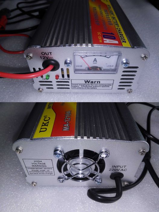 Зарядное устройство LiFePo4/AGM/Acid  12V с инвертором