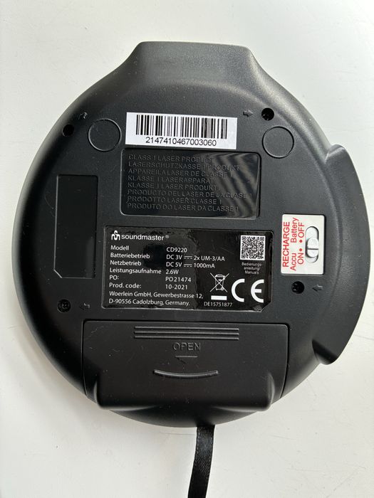 cd mp3 плеер soundmaster