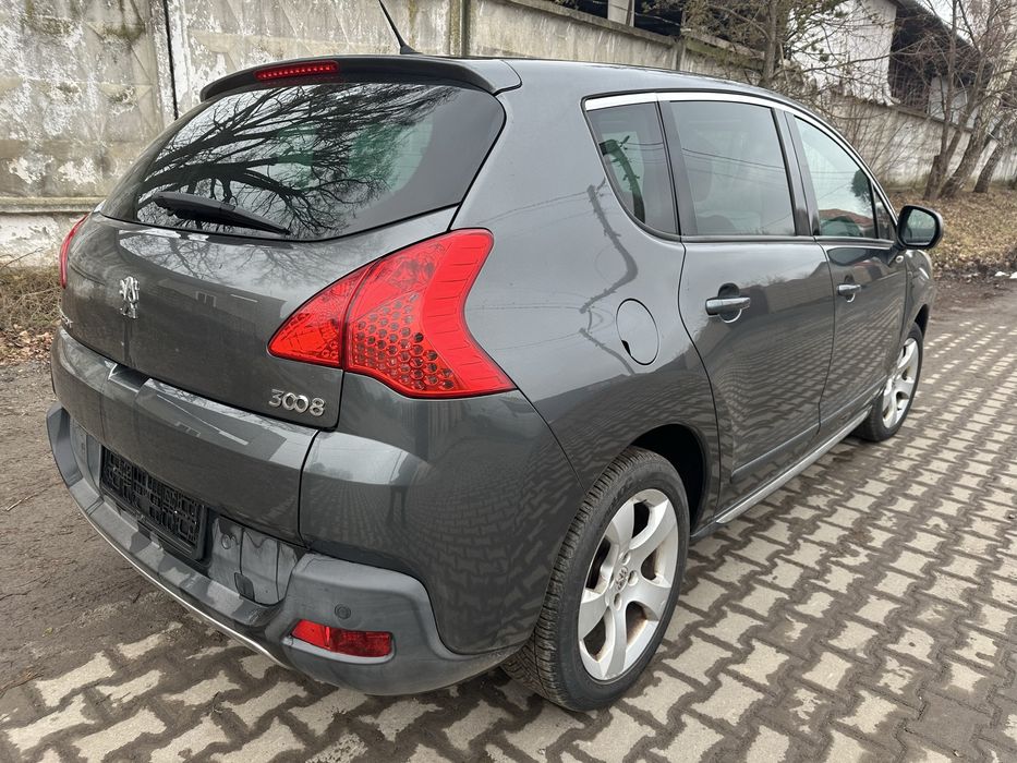 Бампер задній KTPD Пежо 3008, 5008 Peugeot задний бампер