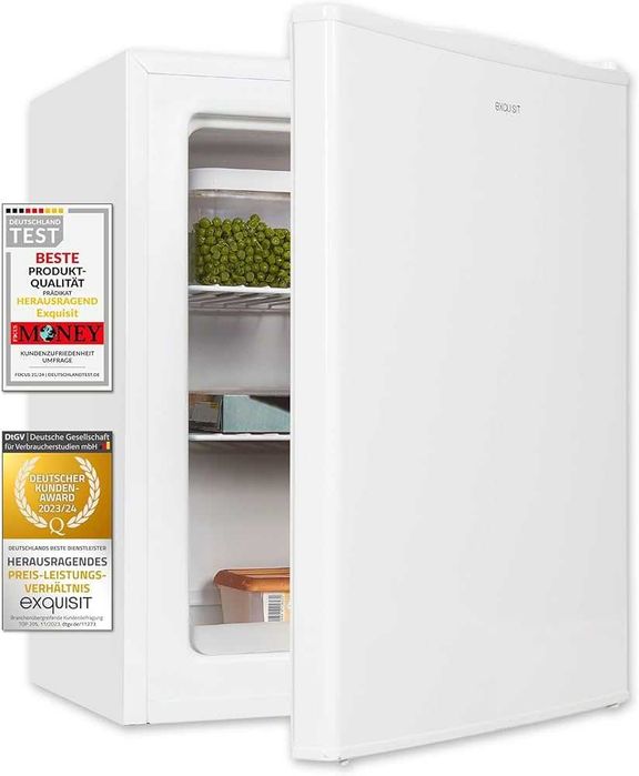 Mała Zamrażarka 42L Exquisit GB60-150E, biała 63cm