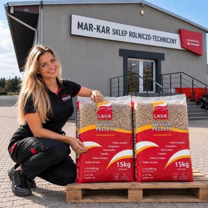 LAVA pellet drzewny 100% sosna najniższa cena DOSTAWA GRATIS!!! Odbiór własny minus 50zł