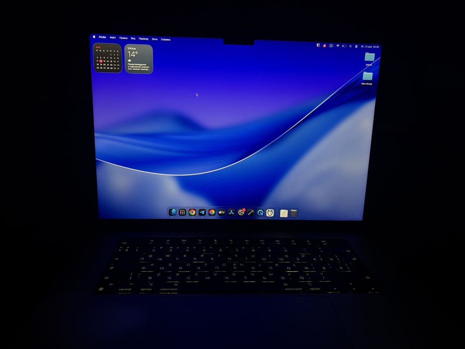 Macbook Pro 16” M1 Pro 32GB 512 80%