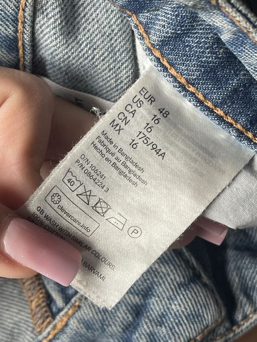 Джинси baggy h&m/Джинси широкі баги/Широкі джинси h&m denim
