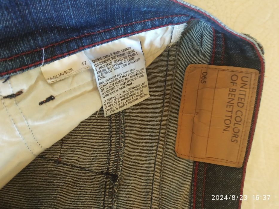 Calças de ganga de cintura baixa