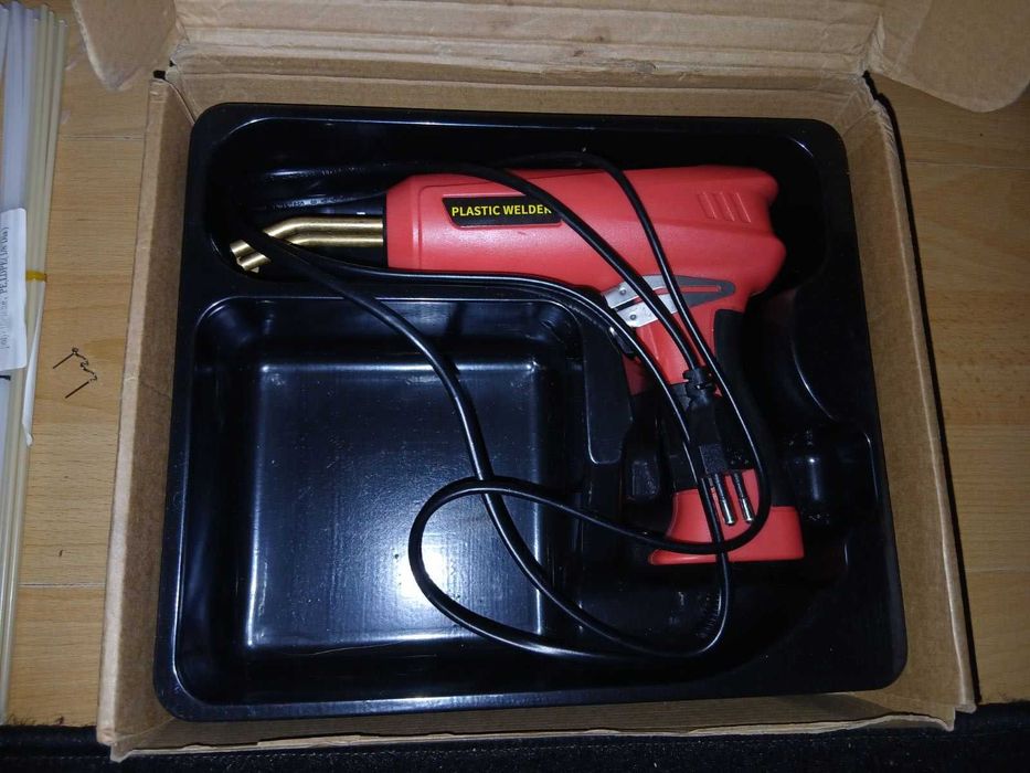 Аппарат для зварювання пластику Hot Stapler 200W + комплект скоб 2в1
