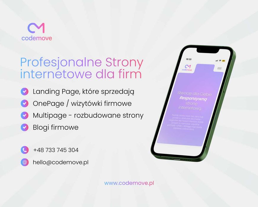 Strony internetowe WordPress | SEO | Gwarancja | Pakiety od 2000zł