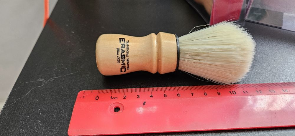 Nowy pędzel do golenia Erasmic Pure Bristle (dzik) – 24 mm
