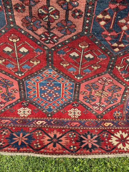 Vintage Dywan Wełniany Perski Iran Hamadan 220x135 NAJTANIEJ W POLSCE