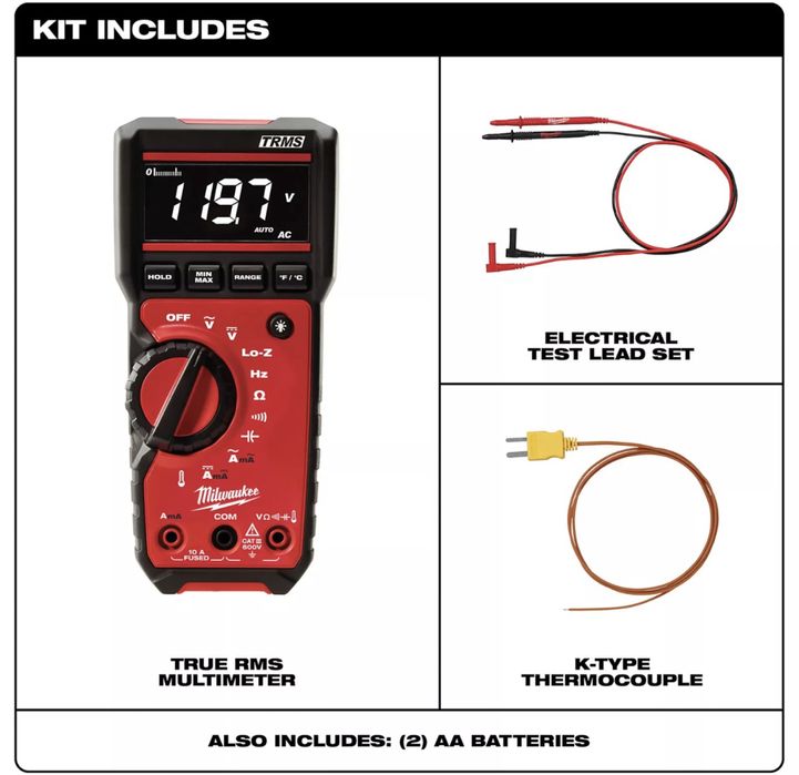 Цифровий мультиметр Milwaukee 2217-40, 2217-20