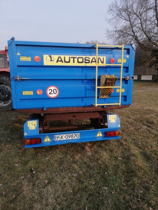Przyczepa wywrotka autosan jak nowa