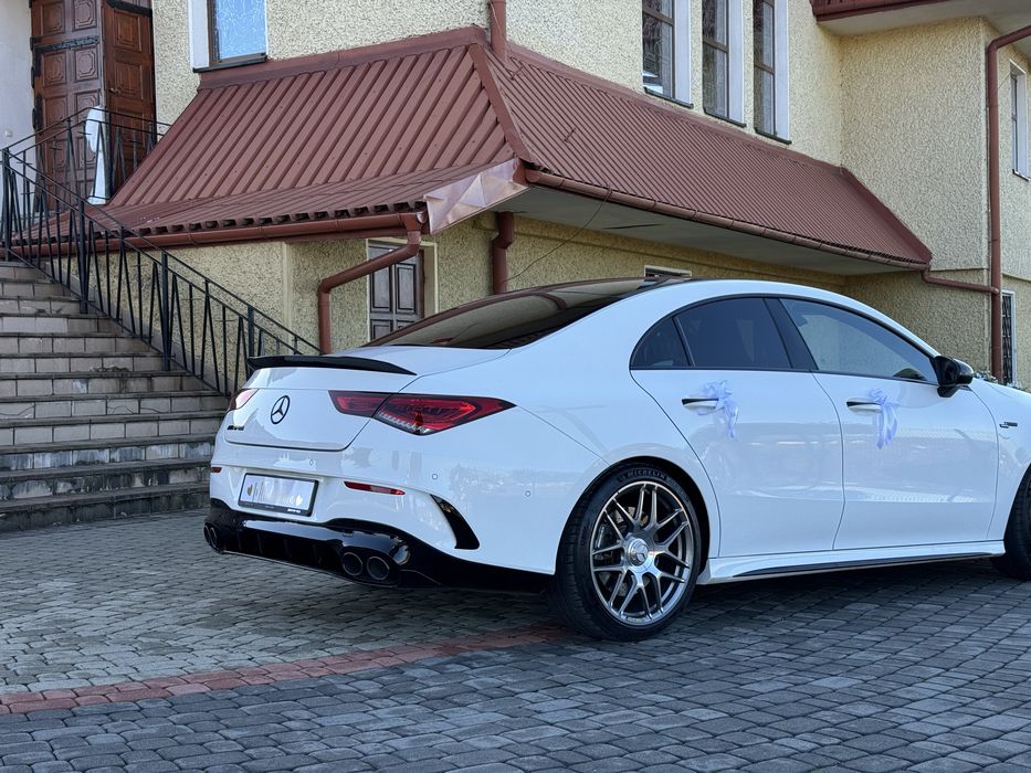 Samochody do ślubu MERCEDES CLA 45 AMG / BMW M3 G30