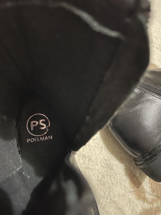 PS Poelman  оригинал ботинки Челси кожа 37