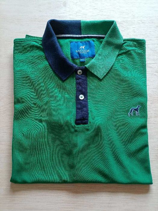 Polo verde marca Sacoor Brothers tamanho XXXL