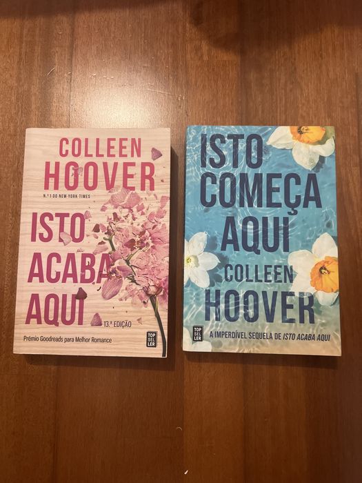 Livros Isto Acaba Aqui e Isto Começa Aqui de Colleen Hoover
