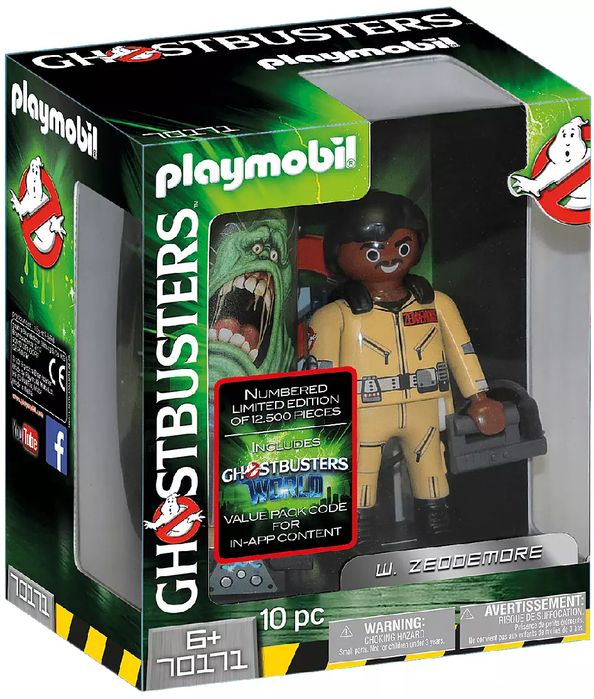 PLAYMOBIL ® Ghostbusters 70171. Figurka do kolekcjonowania. W. Zeddemore. Playmobil ®. Nowy Produkt