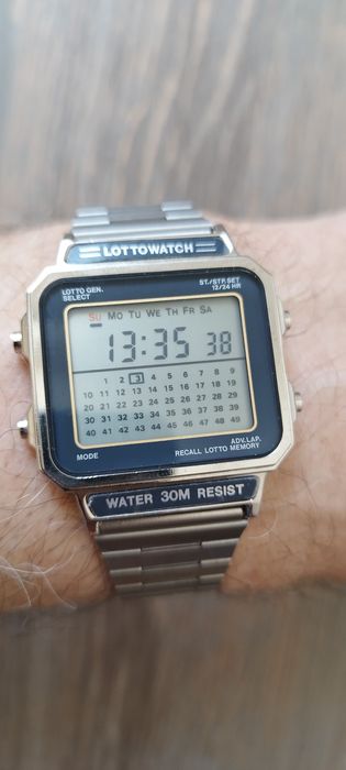 Lotto watch zegarek lcd vintage  lottowatch