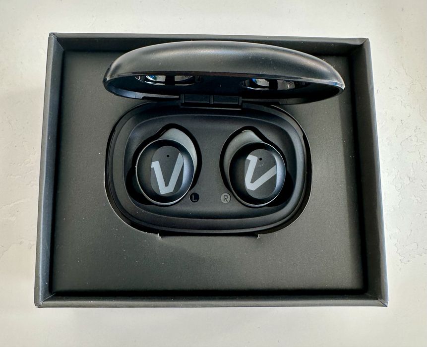 Auscultadores sem fios RHOX, sem uso, com gratantia!