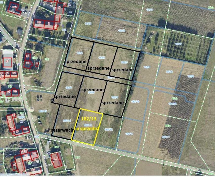 Sprzedam działkę w Kantorowicach