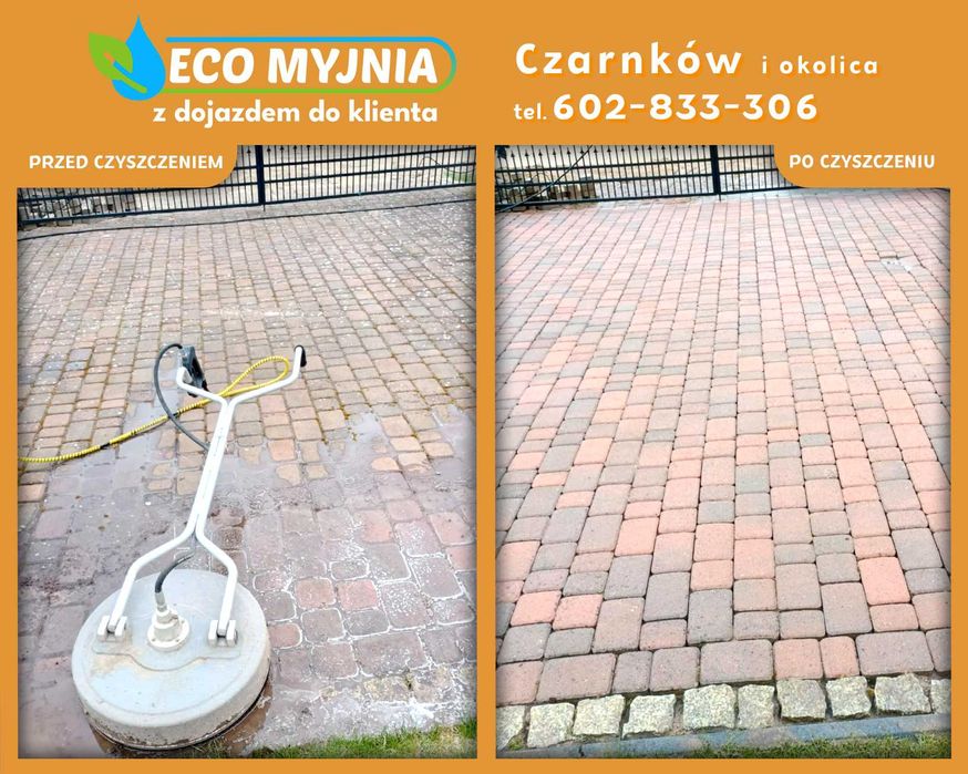 Czyszczenie i pranie: tapicerki, dywanów, kostki brukowej, samochodu