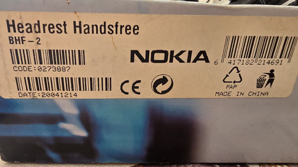 Mãos livres Nokia "vintage"