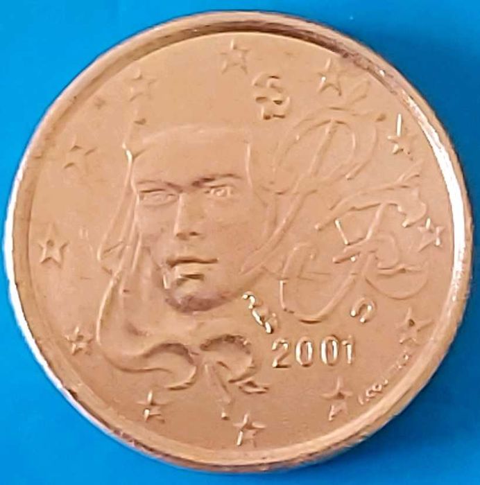 1 Cêntimo de 2001 de França