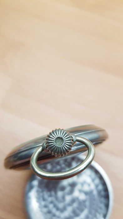 Stary zegarek kieszonkowy Alpina mechanizm Junghans