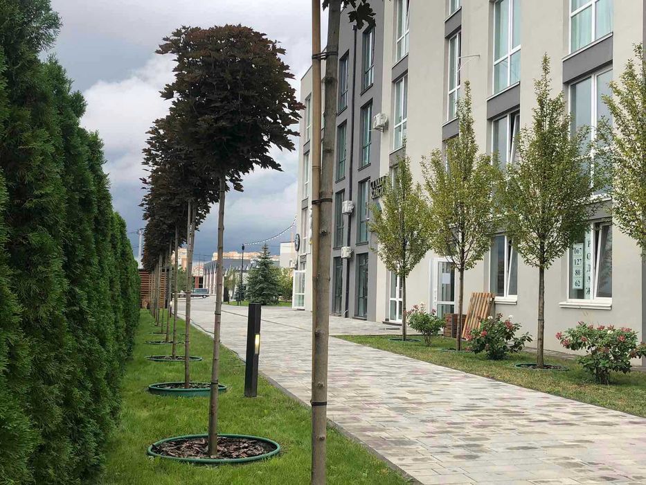 Продаж  1-к - 38.58 м2 з двориком  ЖК«Sanville Park» від Забудовника