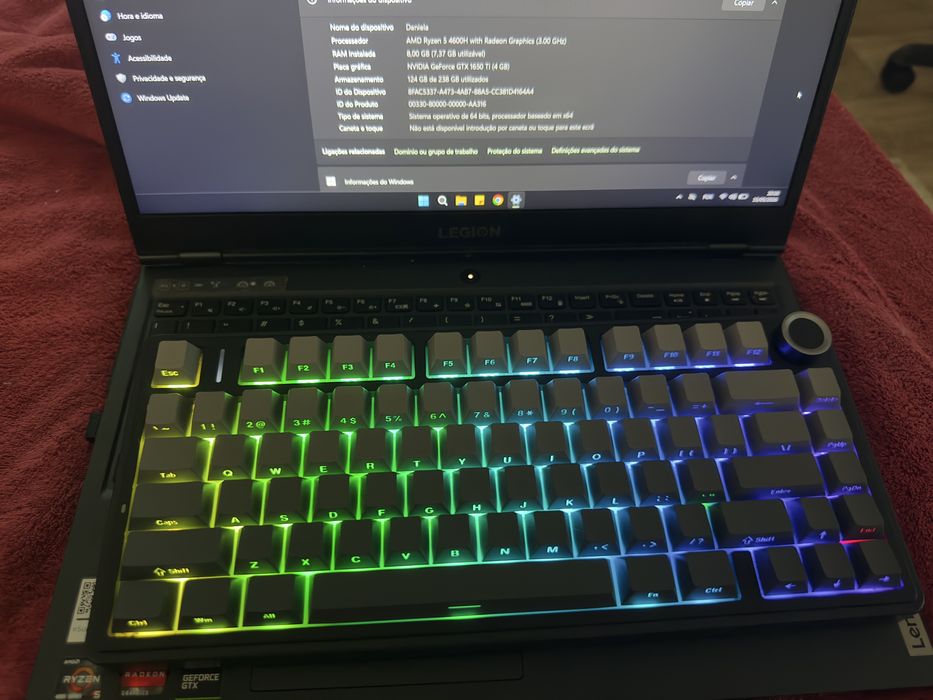 Portátil Gaming Lenovo Legion 5