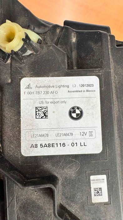 Farol BMW X5/X6 LCI 2023+ Full LED Adaptativo Shadowline direito
