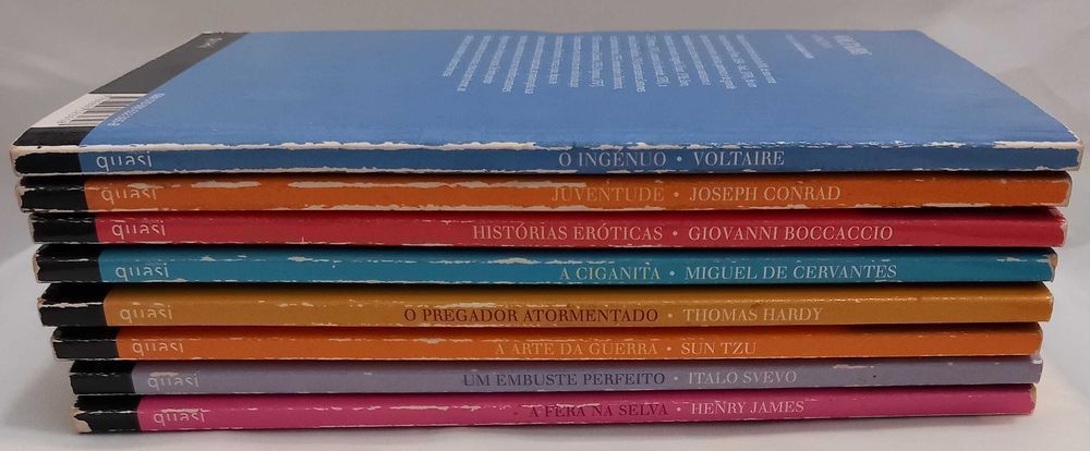 Livros Clássicos Ed QUASI James, Conrad, Voltaire, Svevo [Preço Conj]