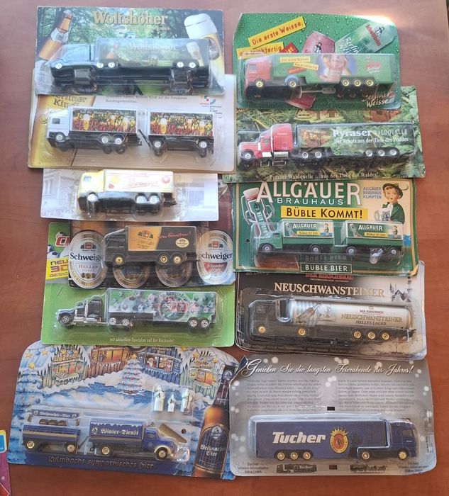 10+1 Nowy Model TIR  1:87 zestaw ciężarówek