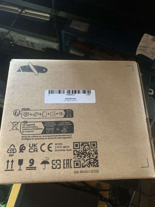 HP USB-C Dock G5 ! ! !  Com Transformador incluido.  ! ! !