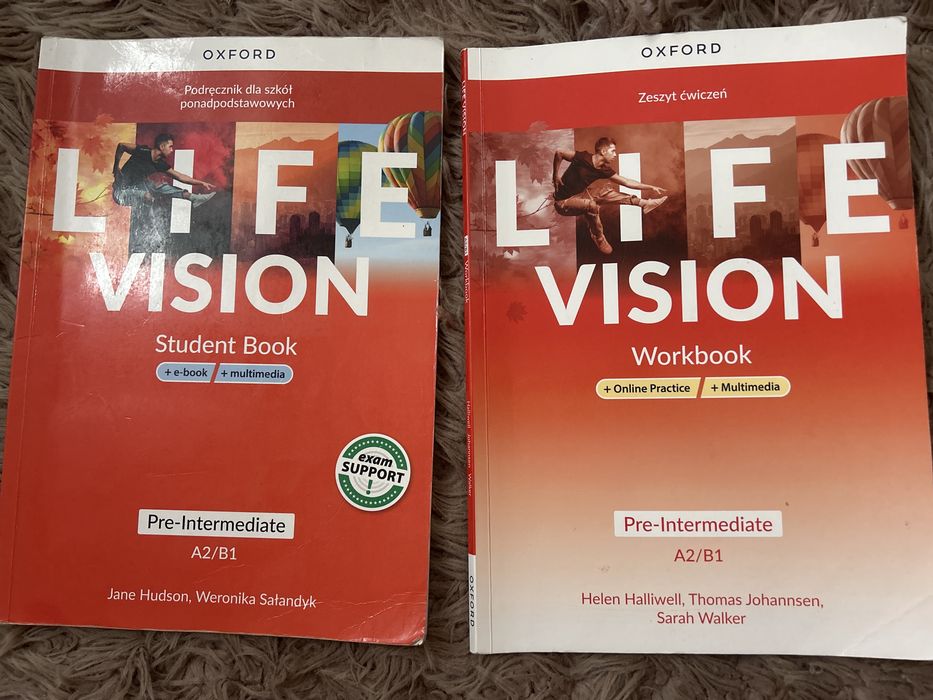 Life vision A2/B1 podrecznik+ workbook