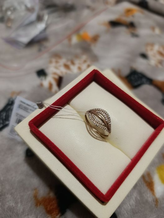 Серебряные кольца в позолоте