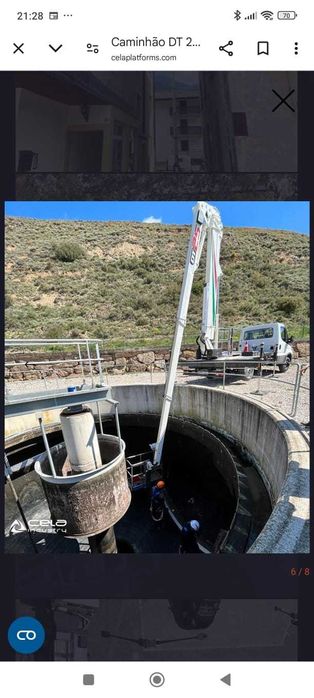 Alugo plataforma 25m