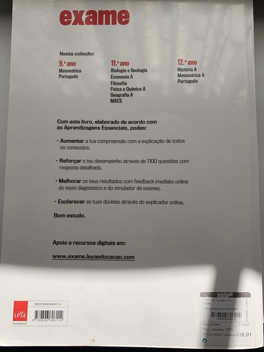 Manual preparação exame fisica e quimica