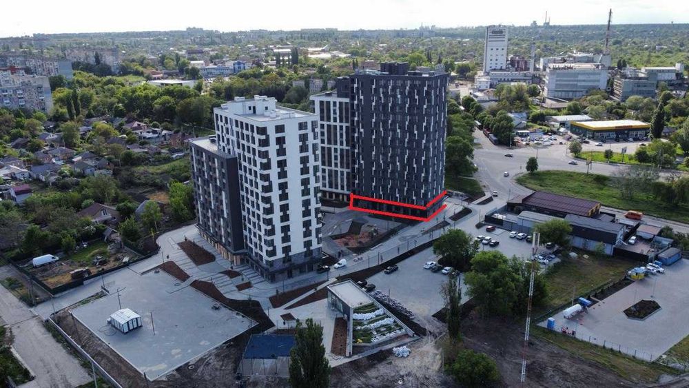 Комерція, ЖК А+Я, кутова на фасаді, 266 м2, від забудовника.