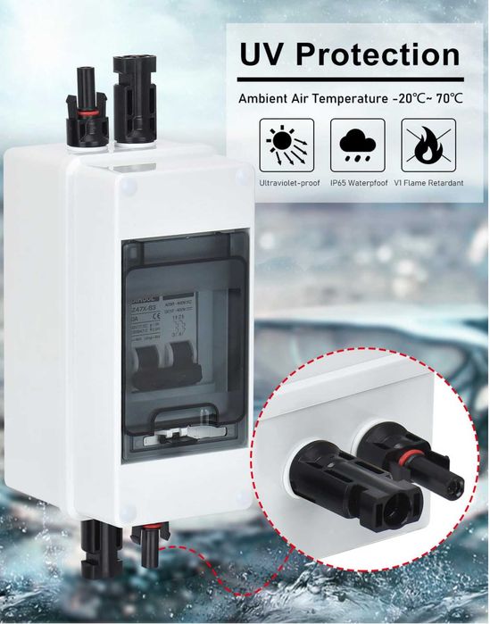 Disjuntor de corrente contínua disjuntor para sistema fotovoltaico