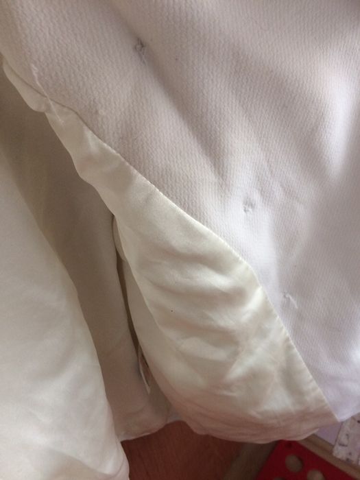 Ślubne okrycie wierzchnie płaszczyk pelerynka ślub białe 36