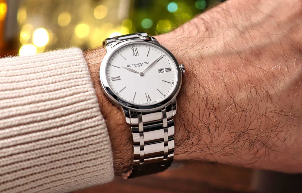 Baume & Mercier M0A10354 Classima 10354 - 40mm Elegancki Zegarek Męski