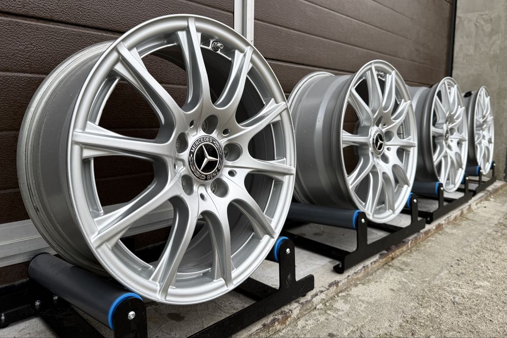 4x felgi aluminiowe 5x112 r16 et38 6,5J Alufelgi 16” Mercedes czujniki