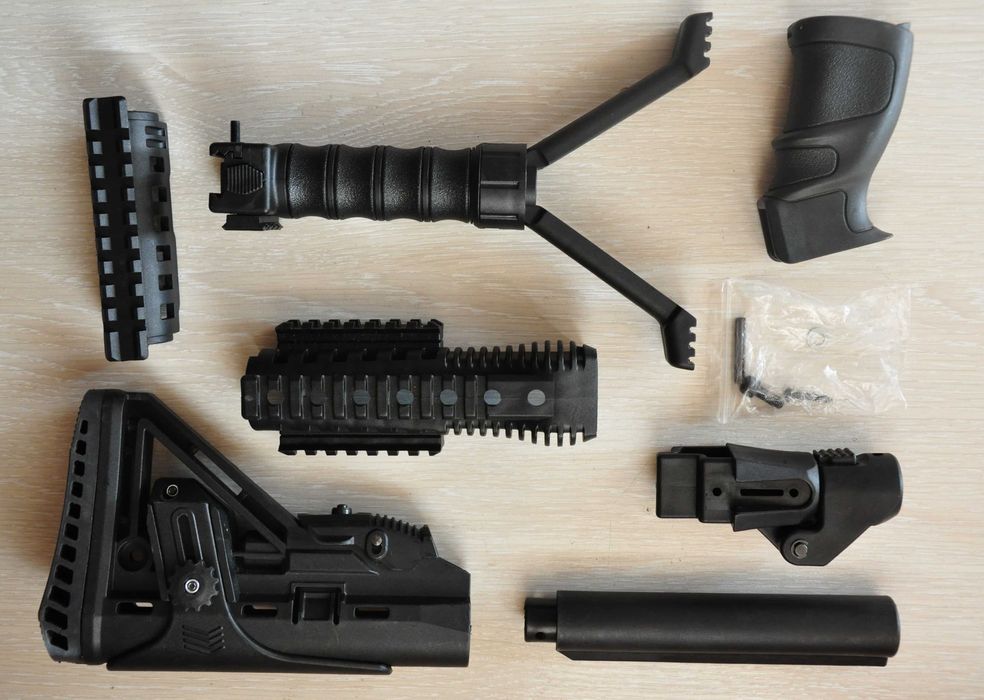 Тактичний тюнінг зброї, обвіс на АК обвес приклад