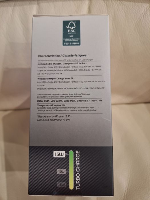Uchwyt do telefonu bezprzewodowa ładowarka do telefonu TnB