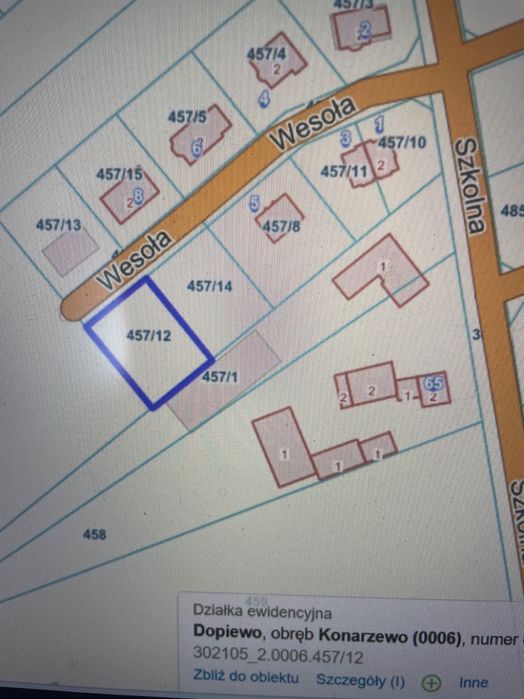 dzialka budowlana dopiewo konarzewo 703 m² - Widok 3